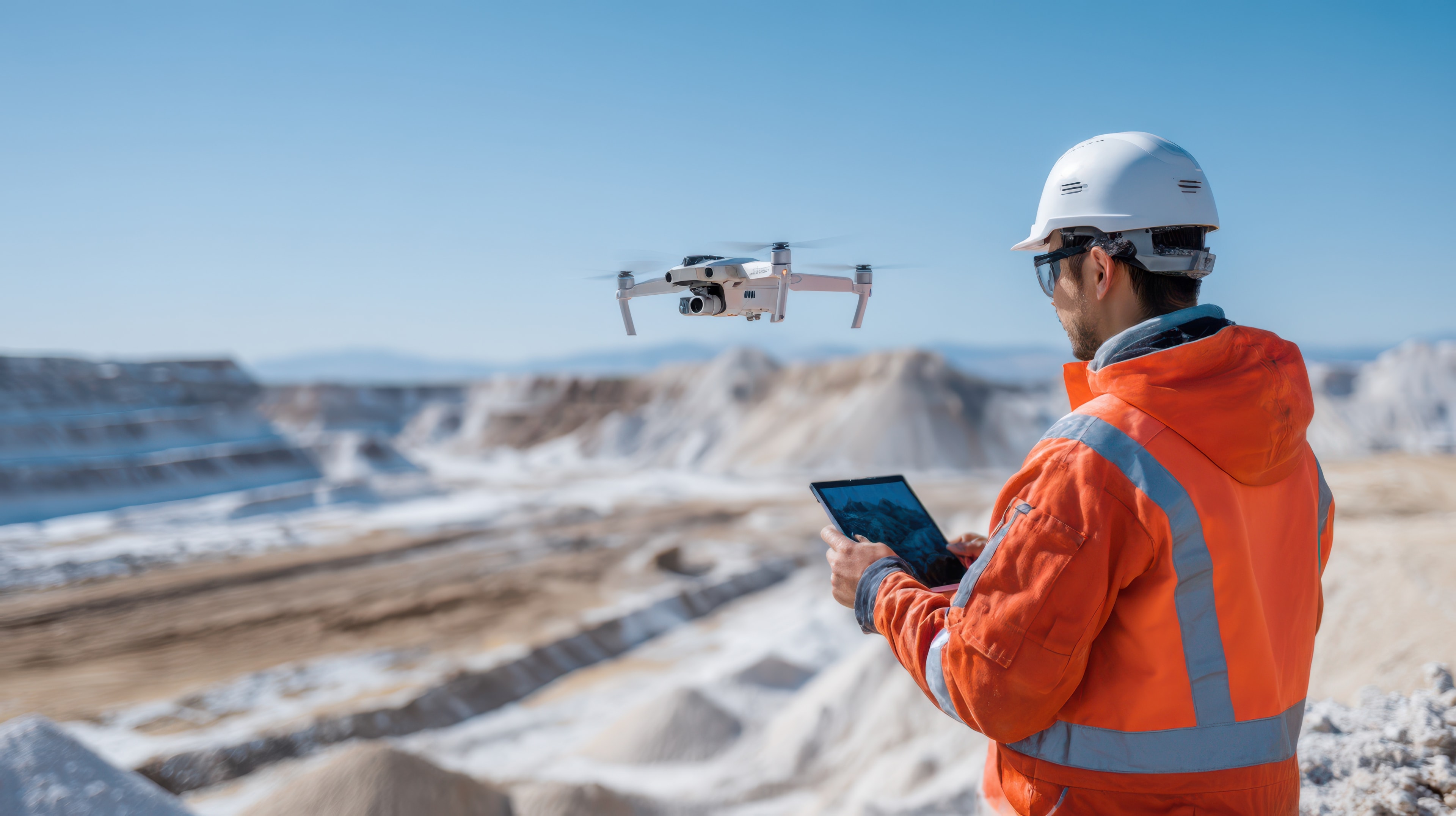 Topographic survey of industrial site